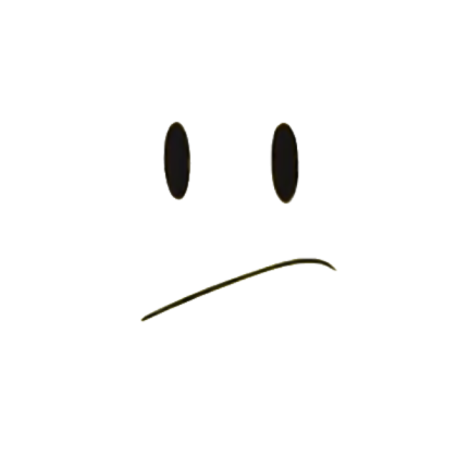Cartoon Unsure Face Roblox decal