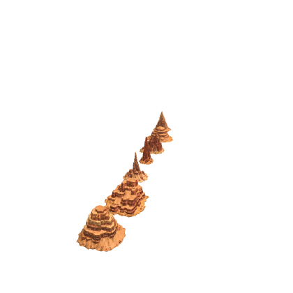 Desert Peaks & Rock Formation Pack Made by Zelgraz