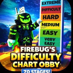 🔥Firebug's difficulty chart obby🔥