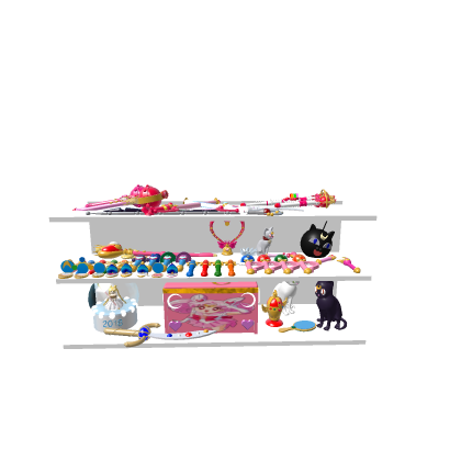 newer sailor moon shelf