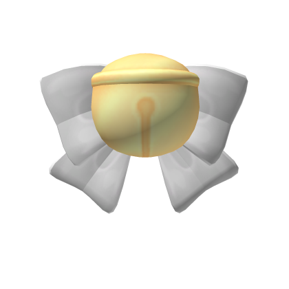 Kitty Bell Front White Bow Roblox item