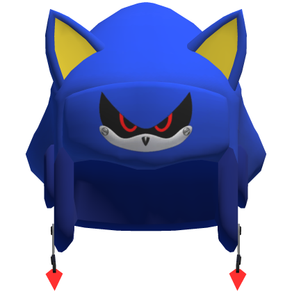 Metal Sonic Hat Y2K Ushanka