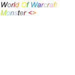World Of Warcraft Monster