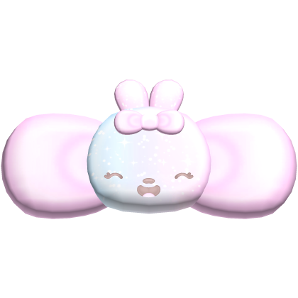 ♡ : cutest sparkly cotton candy ice cream bow