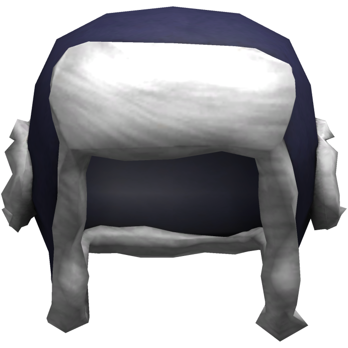 Navy Blue & White Ushanka