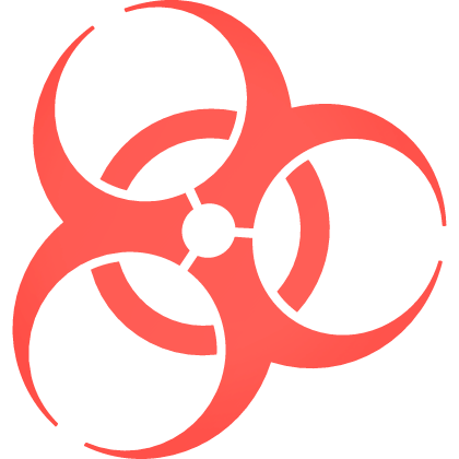 Red Angel Biohazard Halo False Memory (Glowing) Roblox item