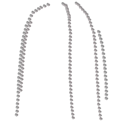 Shimmering Y2K Hair Pearls Roblox item