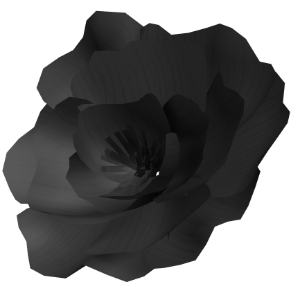 Big Hair Flower Black Rose Cute Preppy Emo Goth Roblox item