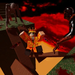 Monster obby run "⚠️Don't play at 3am⚠️" icon