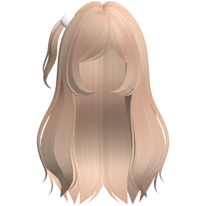 Kawaii Long Pretty Side Ponytail Hair in Blonde Roblox item