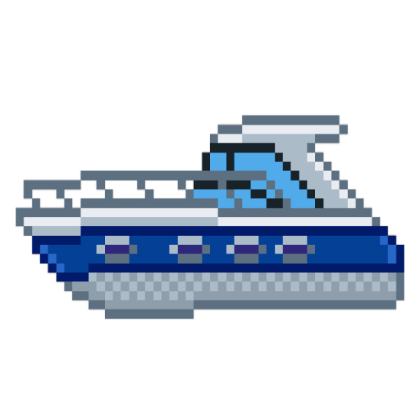 Pixel Boat Roblox decal