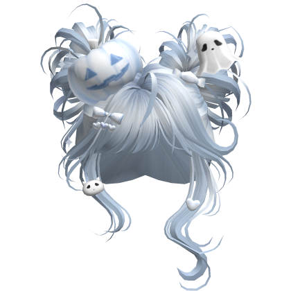 Spooky Halloween Pumpkin Buns  (Sky Blue)