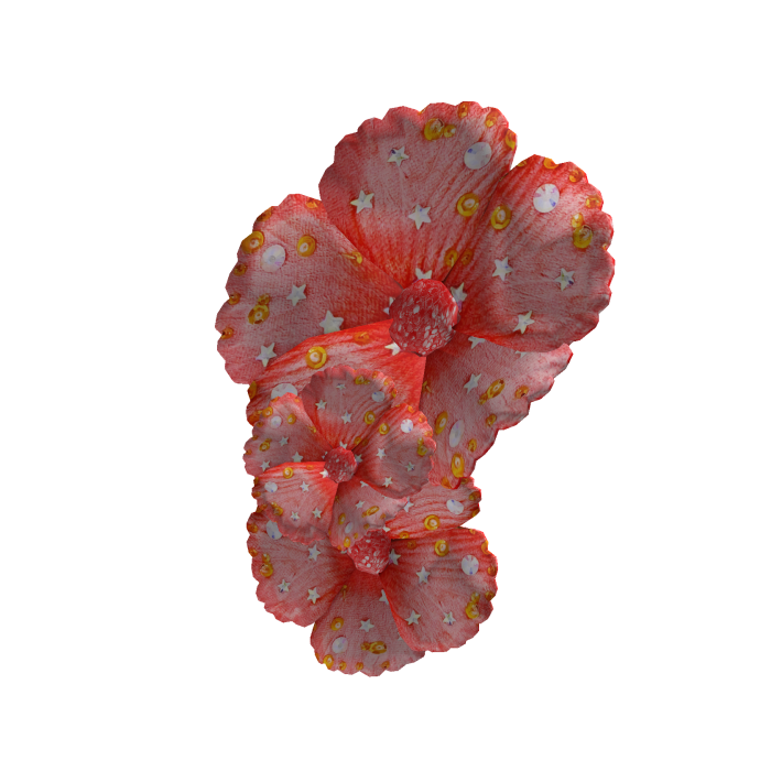 Flower Hair Clip (Pink)