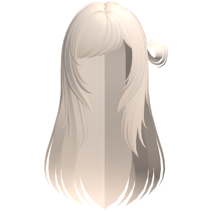 cute wispy shoujo girl bun (blonde) Roblox item
