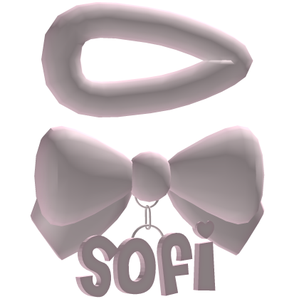 sofi pink hairclip thumbnail