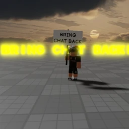 Bring Chat Back!/Protest Sign Board No Tags! icon