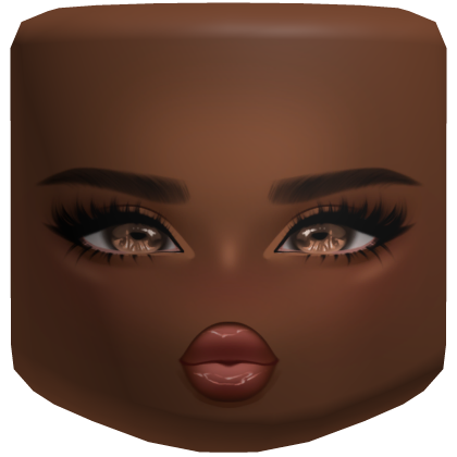 Brown Eye Fierce Diva Glam Makeup Face Red Brown Roblox item