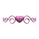 Pink Heart of Thorns Crown