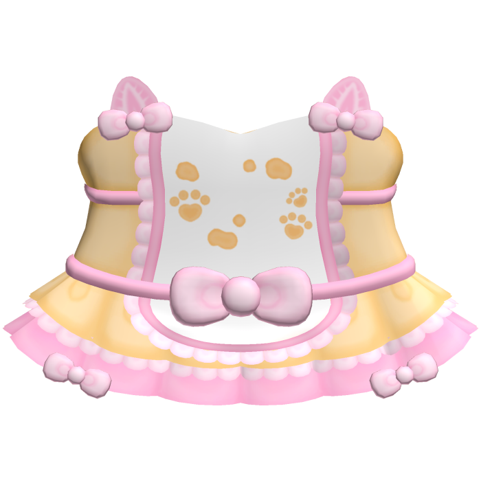 𑣲 sweetest pancake and syrup kitty dress