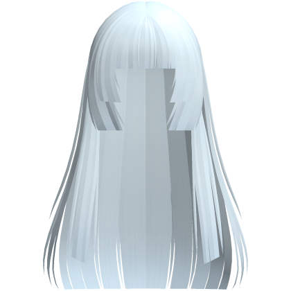 🩶 angelic long hime hair in light blue Roblox item