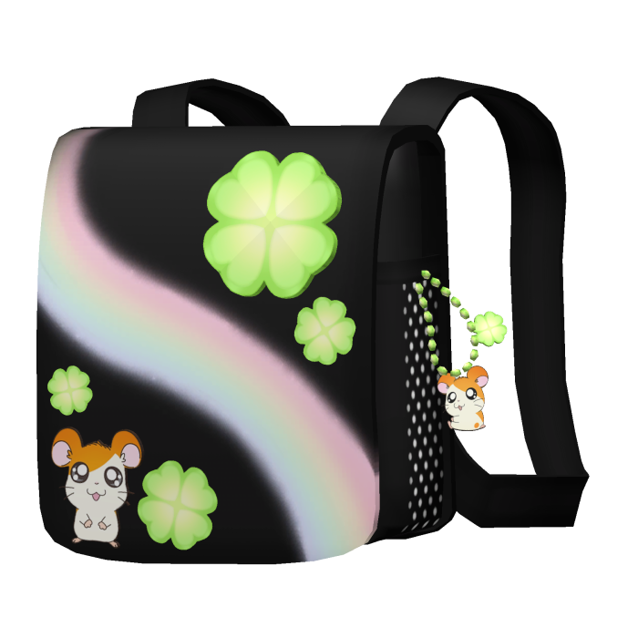 Black Hamtaro Lucky Dot Rainbow Randoseru (3.0)