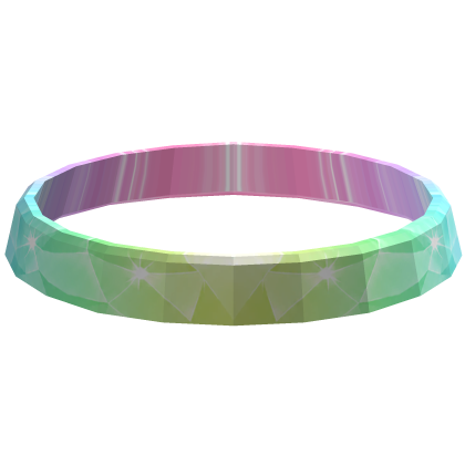Rainbow Pastel Birthday Time Fedora Band (Addon)