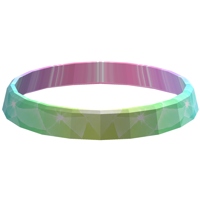 Rainbow Pastel Birthday Time Fedora Band (Addon)