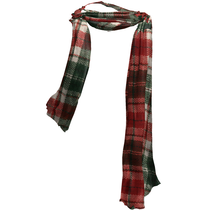 Cozy Winter Christmas Autumn Scarf in Red White