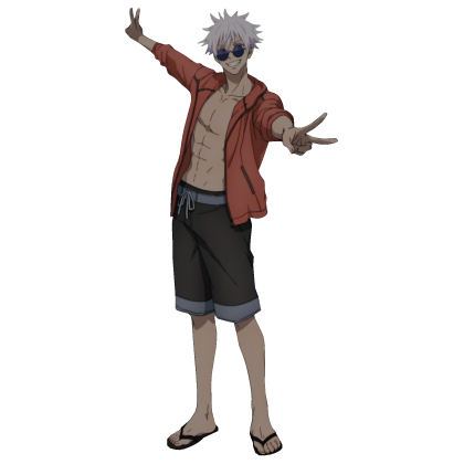 Summer Gojo Cutout