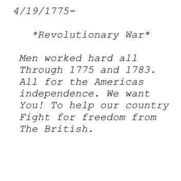 Revolutionary War