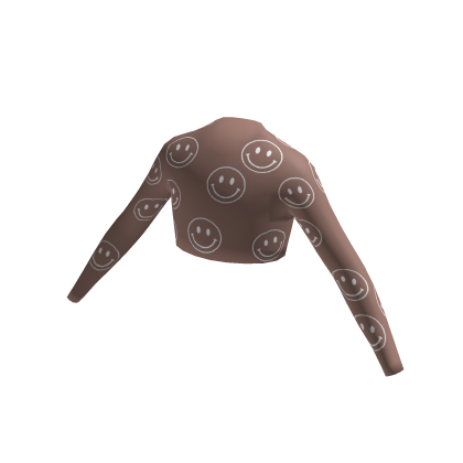 ✅SHEIN✅ Aesthetic brown top smiley face
