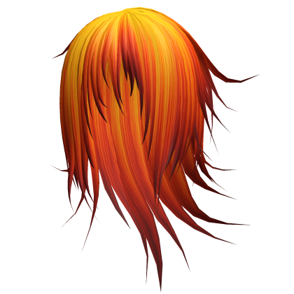 Fiery Lava Emo Vkei Windy Long Abstrakt Hair 74. 
