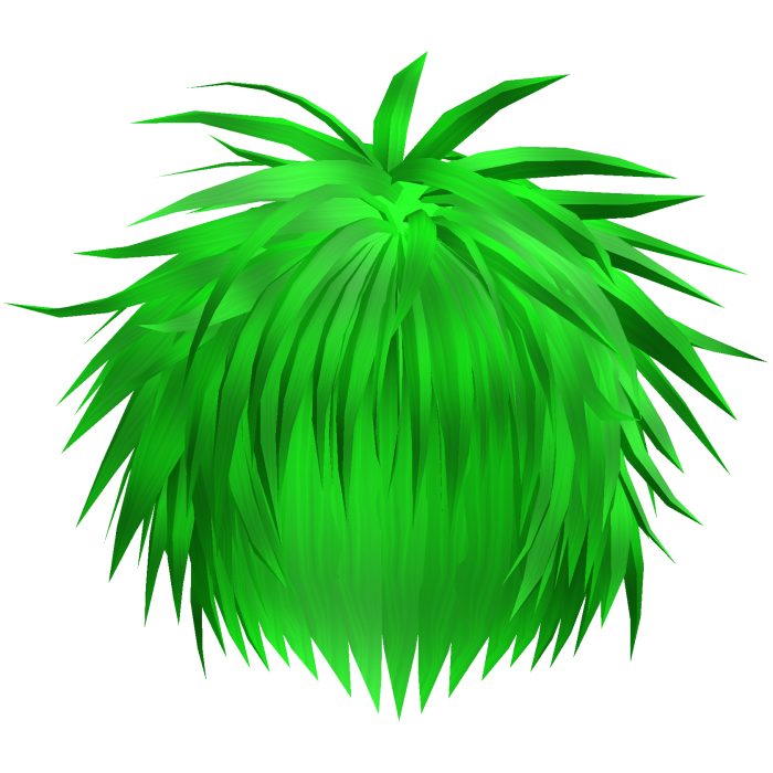 Green Messy Spiky Emo Scene Hair 27. 
