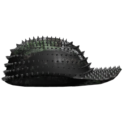 Green Grunge Distressed Sideways Spiked Cap Roblox item