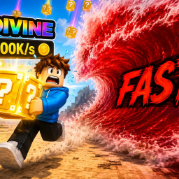 Escape The Tsunami For Lucky Blocks