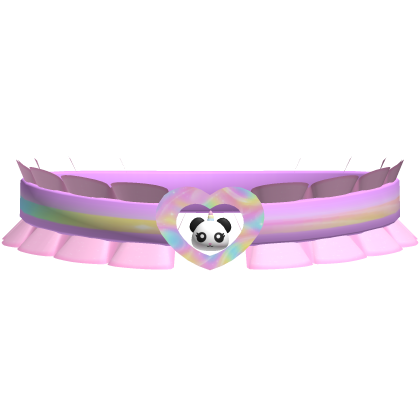 cute kawaii pandicorn rainbow tweencore choker