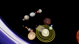 Gra z planetami i lodami