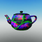 Rainbow teapot