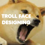 Troll Face Designing