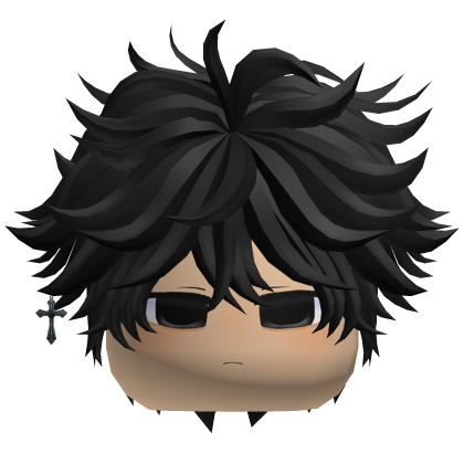 Emo Fluffy Messy Boy Roblox item