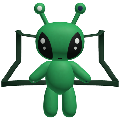 Backpack Plush 1.0 Cute Silly Green Alien