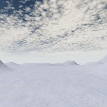 A snow place.