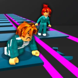 😱 Hard Glass Bridge Obby! (Squid Game) 🔴