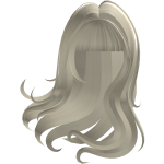 Windy Beige Flowing Anime Hair