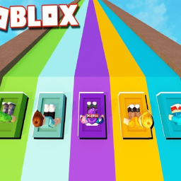 Obby the Parkur the Rainbow Slide Oby Parkour