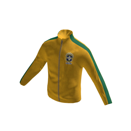 Yellow & Green Brazil Tracksuit Jacket