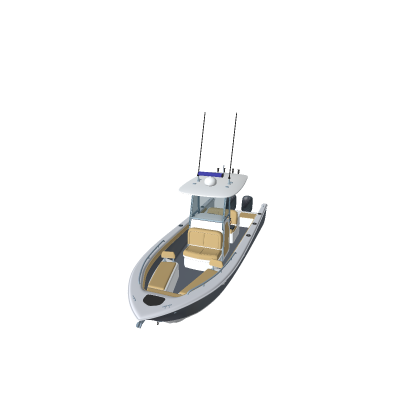 CC Boat with ### number