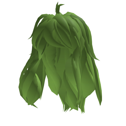 Cute gradient long hair (green) Roblox item