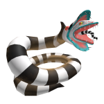 Sandworm Shoulder Pal  (Attack mode) - Beetlejuice