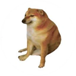 cheems is eating a cheemsburger icon